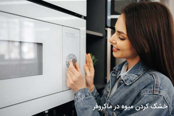 خشک کردن میوه در ماکروفر